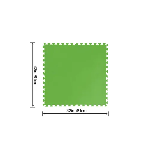 Vista 5 de Bestway Suelo Piscina Foam Verde 9 Piezas 78x78 cm Jardin 58636