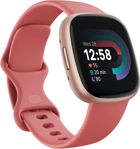 Vista 9 de Fitbit Versa 4 Fitness Smartwatch con Preparación Diaria, GPS, Frecuencia Cardíaca 24/7, Más de 40 Modos de Ejercicio, Seguimiento del Sueño y más