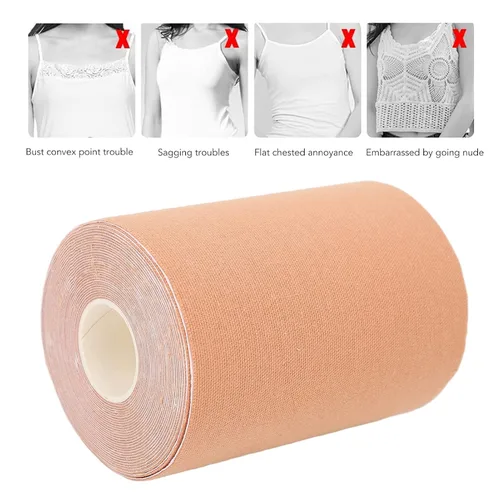 Vista 4 de Cinta de elevación transpirable Boobytape para levantar cinta push up cinta oculta sujetadores cinta para grandes calcomanías de elevación