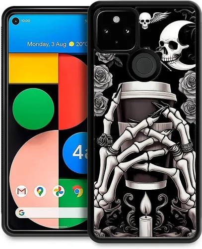 Vista 197 de Compatible con Google Pixel 4A 5G Mobile Case Creative Acrylic Back Panel Silicona Edge Case Slim Protección Especialmente para Google Pixel 4A 5G