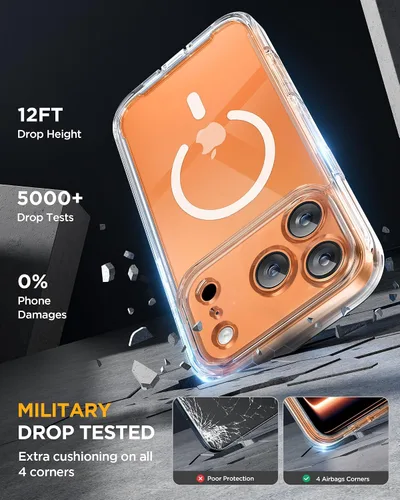 Vista 150 de Miracase Serie de vidrio para iPhone 11 de 6.1 pulgadas, funda protectora de cuerpo completo resistente mejorada con protector de pantalla de vidrio