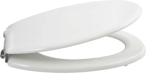 Vista 3 de MSV MDF - Asiento para inodoro, color blanco White