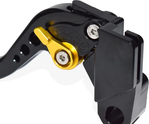 Vista 5 de Palanca de freno corta Palanca de embrague compatible con YAMAHA Fazer FZ-1 FZ-8 FZ-6 FZ-6R FZS600, aleación de aluminio CNC fabricada (negro)