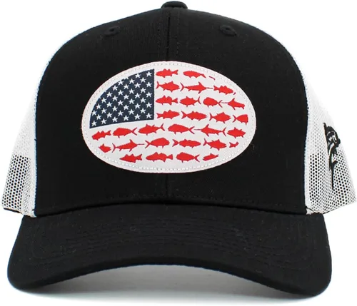Vista 5 de KBETHOS Tactical Operator Collection USA Fishing Mesh Ballcap Flag Patch America Outdoors Trucker Baseball Cap