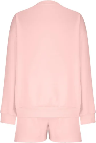 Vista 5 de Sweatshirt and Sweatpants Set Women Crew Neck Tops and Shorts Track Suits for Women Set Y2K Casual Travel Outfit