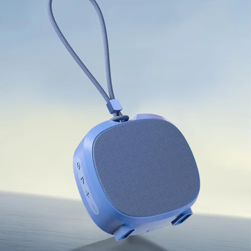Vista 3 de WUIUHOU - Altavoces Bluetooth portátiles, luces RGB, altavoces TWS, mini altavoz inalámbrico impermeable IPX5 con sonido estéreo fuerte, 15 horas