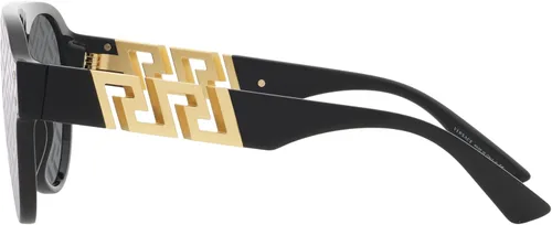Vista 2 de Versace Gafas de sol para hombre marco negro lentes gris oscuro azul 0000in