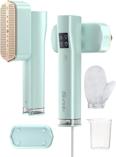 Vista 10 de Vaporizador para Ropa, Sundu Vaporizador Portátil 2 en 1 para Viaje y Plancha, Calentamiento Rápido de 15s, Tanque de Agua de 100ml (3.38 fl oz)