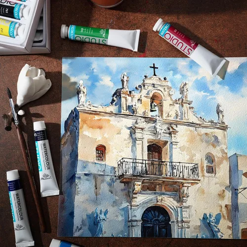 Vista 9 de PHOENIX Juego de tubos de pintura de acuarela, 0.4 onzas líquidas, no tóxica, para adultos, pintura de acuarela, suministros de pintura