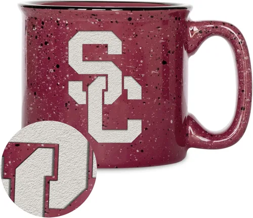 Vista 24 de Rico Industries NCAA Speckle 12oz Laser Engraved Campfire Mug