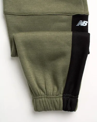 Vista 4 de New Balance Pantalones deportivos para niños, paquete de 2 pantalones deportivos de vellón activos (Talla 4-20)