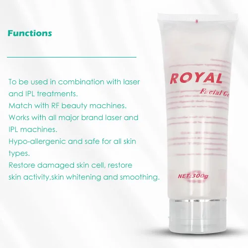 Vista 5 de Gel de radiofrecuencia para máquina RF - Gel refrescante para depilación láser - Crema de terapia de masaje para mujeres y hombres - Gel facial