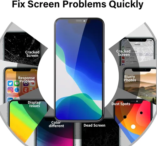 Vista 4 de Reemplazo de pantalla para iPhone Xs Max con altavoz de oído 6.5
