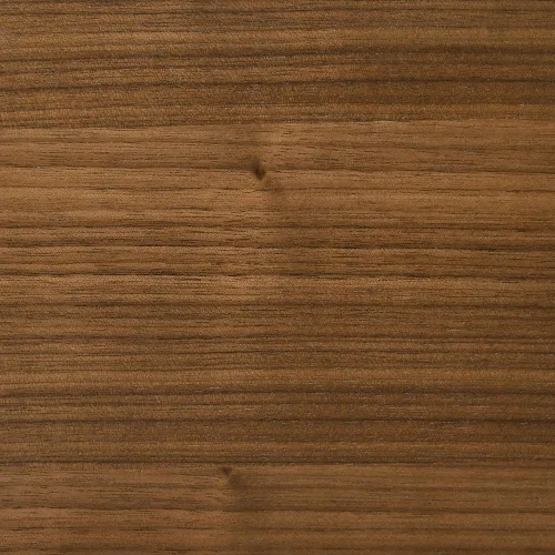 Vista 9 de Channell - Banco de comedor de madera con acabado de nogal con tela azul