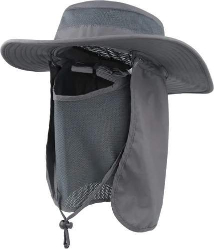 Vista 14 de Outdoor Sun Hat UPF 50 Protection Waterproof Fishing hat Face Cover Summer Neck Flap Hat