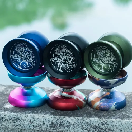 Vista 5 de Yoyo profesional sensible de aluminio para niños principiantes, rodamiento de bolas de repuesto para jugadores avanzados de Yoyo + 1 guante + 5