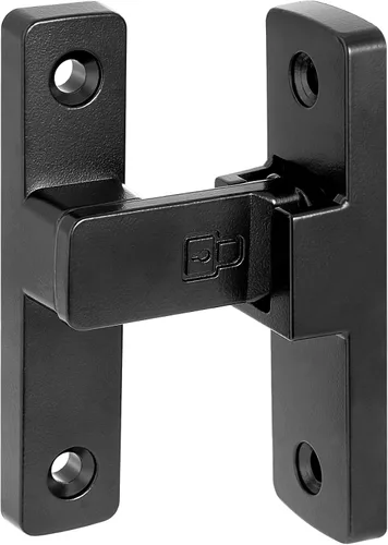 Vista 5 de INIRET Cerradura de puerta de granero de 90 grados, pestillo de aleación de zinc de alta calidad, pestillos de puerta abatible para gabinetes, baño