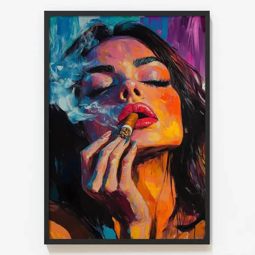 Vista 10 de Muaccouioo Póster vintage de vaquera de mujer, pintura de retrato de mujer, imágenes estéticas occidentales, arte de pared de mujer de moda, cuadros
