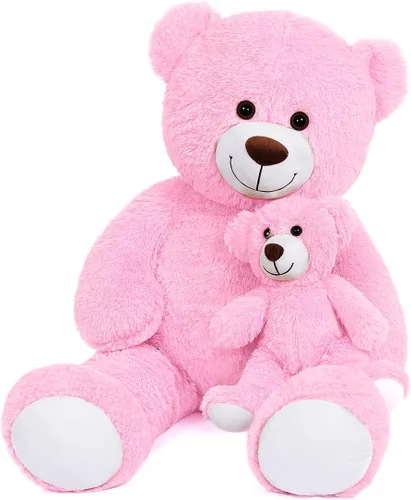 Vista 9 de Oso de peluche grande para mamá, oso de peluche gigante para bebé, oso de peluche para niños, novia en el día de la madre, día de San Valentín