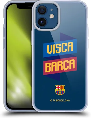 Vista 19 de Head Case Designs Funda de gel con licencia oficial del FC Barcelona con logotipo y patrón de Forca Barca [protección de grado militar] compatible