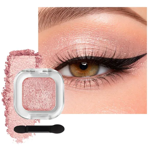 Vista 32 de Sombra de ojos mate individual, Sombra de ojos blanco hueso, Polvo ligero ultrafino, Sombra de ojos con base de imprimación iluminadora, Alto