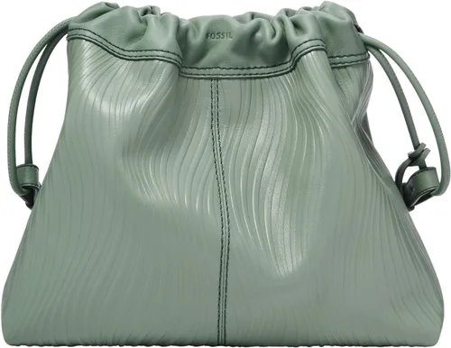 Vista 3 de Fossil Gigi - Bolso de hombro de piel con cordón para mujer