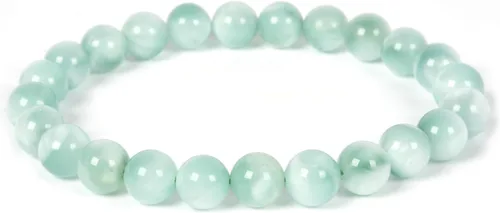 Vista 49 de Justinstones Gem - Pulsera elástica de cuentas redondas de piedras semipreciosas de 8 mm, unisex, de 17.78 cm Turmalina negra de grado A