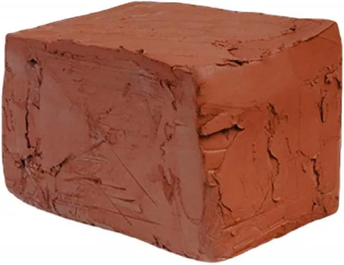 Vista 3 de Arcilla de modelado autoendurecible roja Se seca durante la noche Sin tóxicos Arcilla de secado al aire autoendurecible sin fuego (5 libras)