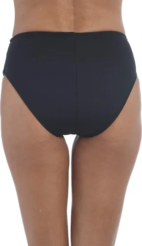 Vista 2 de Island Goddess Banded Mid Waist Pant Bikini Swimsuit Bottom