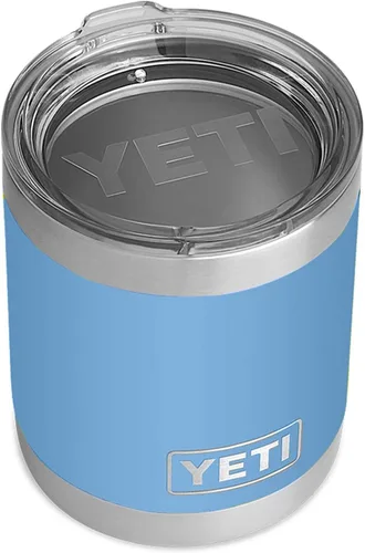 Vista 16 de YETI Rambler Lowball de 10 onzas, con aislamiento al vacío, acero inoxidable con tapa estándar Blanco