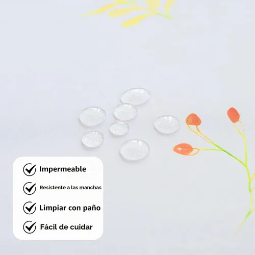 Vista 4 de Softalker Mantel rectangular de primavera – Mantel decorativo impermeable con patrón floral de Pascua, resistente a las manchas, sin arrugas