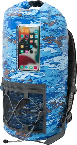 Vista 2 de Geckobrands Hydroner 20L Mochila impermeable Geckoflage océano