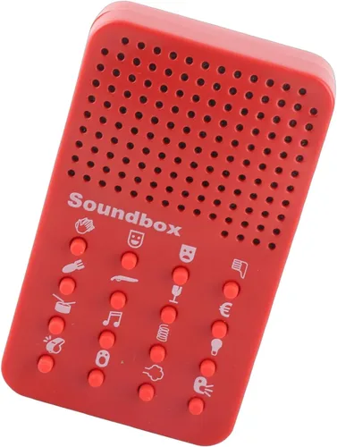 Vista 9 de Fabater Máquina de sonido electrónico portátil, broma novedosa para niños y adultos, divertida máquina de sonido con 16 efectos de sonido, juguete