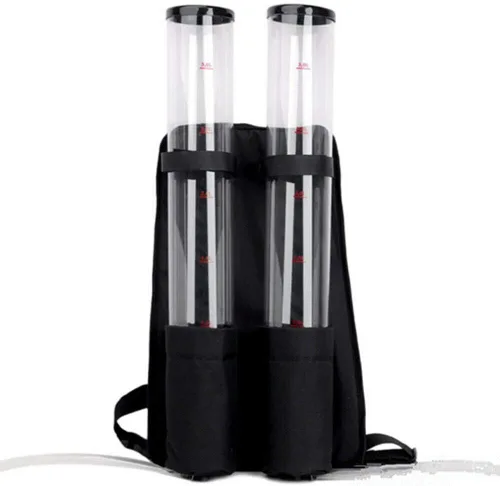 Vista 4 de YIYIBYUS Dispensador de bebidas de doble tanque de mochila portátil de doble barril de bebidas de licor líquido dispensador de mochila de cerveza