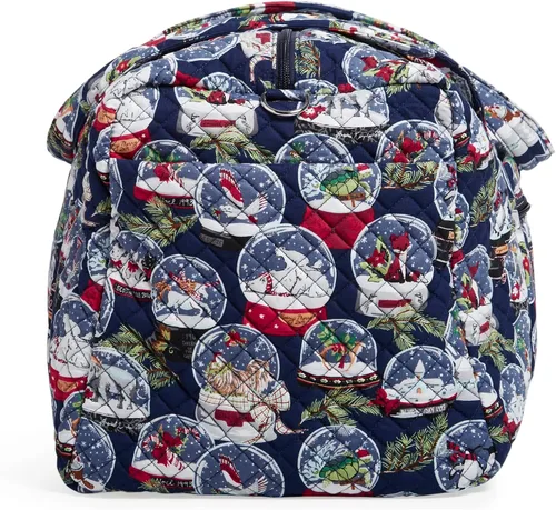 Vista 4 de Vera Bradley - Bolsa de viaje grande de algodón para mujer