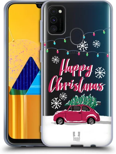 Vista 8 de Head Case Designs Classic Merry Christmas Trees Gel Case [Military Grade Protection] Compatible with Galaxy M30s (2019)/M21 (2020)