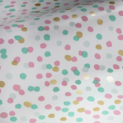 Vista 6 de RoomMates RMK3504WP Papel tapiz de confeti rosa y azul con purpurina