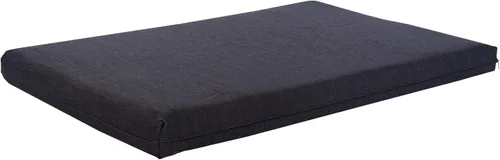 Vista 6 de Cama para perro de espuma ortopédica lavable con memoria de Pet Support Systems, mediana, 34 pulgadas x 22 pulgadas x 4 pulgadas, azul denim