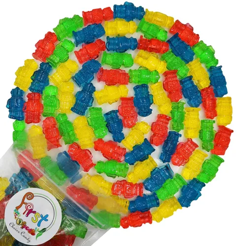 Vista 12 de FirstChoiceCandy Caramelos de gomitas jugosas de arcoíris 3D (bloques de construcción 3D, 2 libras)