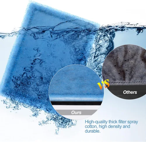Vista 5 de MEWTOGO 6 cartuchos de repuesto para filtros de acuario compatibles con Aqua-Tech EZ-Change #2, filtros de tanque de peces para 10-20 filtros
