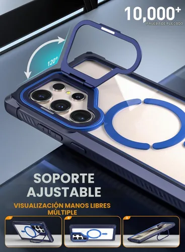 Vista 2 de Poetic Guardian - Funda compatible con Galaxy S24 Ultra 5G de 6.8 pulgadas, [soporte de cámara integrado]