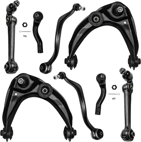 Vista 353 de Detroit Axle - Kit de brazos de control de extremo de 8 piezas para Toyota 2001-2003 Highlander 2002-2003 Camry Lexus ES300, 2 conjuntos de brazos