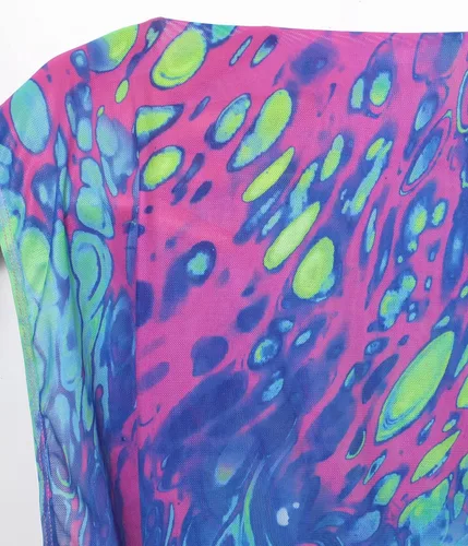 Vista 5 de SHENHE Traje de baño de 4 piezas con estampado cruzado y cuello halter triangular para mujer