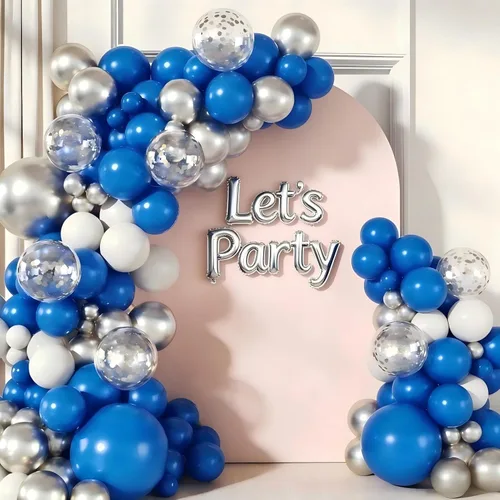 Vista 12 de Decoraciones de fiesta de regreso a clases, kit de arco de guirnalda de globos arcoíris con globos de aluminio de manzana para graduación, primer