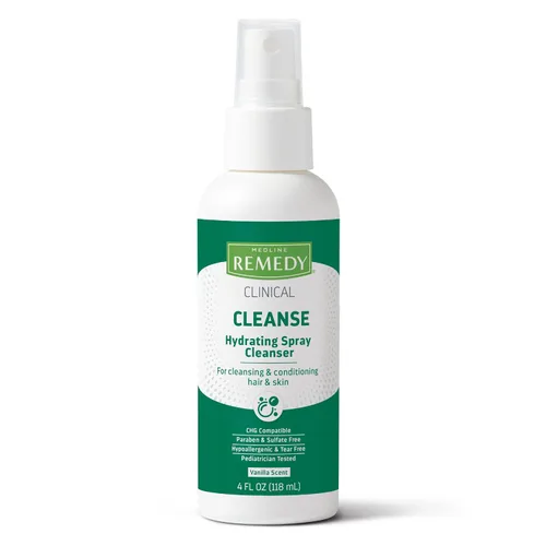 Vista 9 de Medline Remedy Champú hidratante clínico y gel de baño (2 onzas líquidas), aroma a vainilla, limpiador, sin enjuague, adultos, niños, ducha o mesita