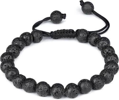 Vista 74 de Pulseras de cristal curativo para mujeres y hombres, espiritual, energía positiva y equilibrio, pulseras de cuentas de cristal natural hechas a mano