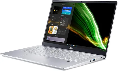 Vista 9 de acer Swift 3 Intel Evo - Laptop delgada y ligera de 14.0 pulgadas, Full HD IPS Intel Core i7-1165G7, gráficos Intel Iris Xe, 16 GB LPDDR4X 512 GB