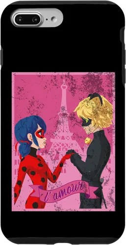 Vista 12 de Miraculous Ladybug Vintage Collection Paris Love - Carcasa para iPhone 17