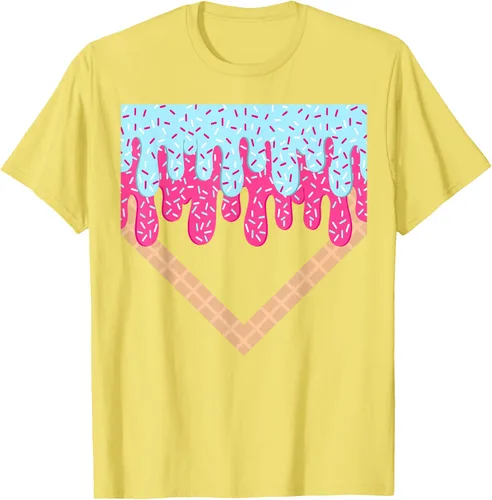 Vista 45 de Baseball Drip Boys Home Plate Ice Cream Sport Players & Fans Camiseta