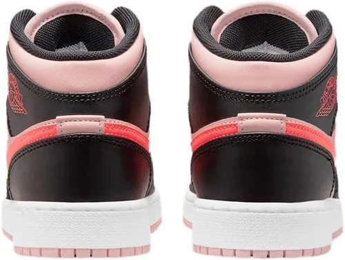 Vista 4 de Jordan Big Kid's 1 Mid AtmosphereInfrared 23-Black (554725 604)